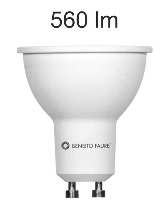 GU10 6W 220V 120º UNIFORM-LINE LED de Beneito Faure