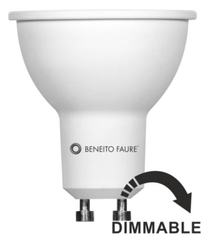 GU10 6W 220V 120º DIMMABLE LED de Beneito Faure