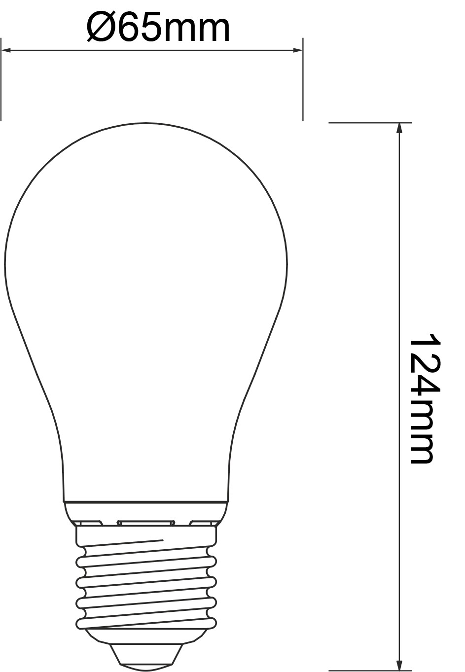 Bombilla LED Standard 12W regulable de Beneito Faure