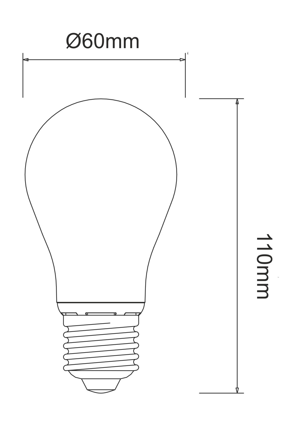 Bombilla LED Standard 9W E27 de Beneito Faure