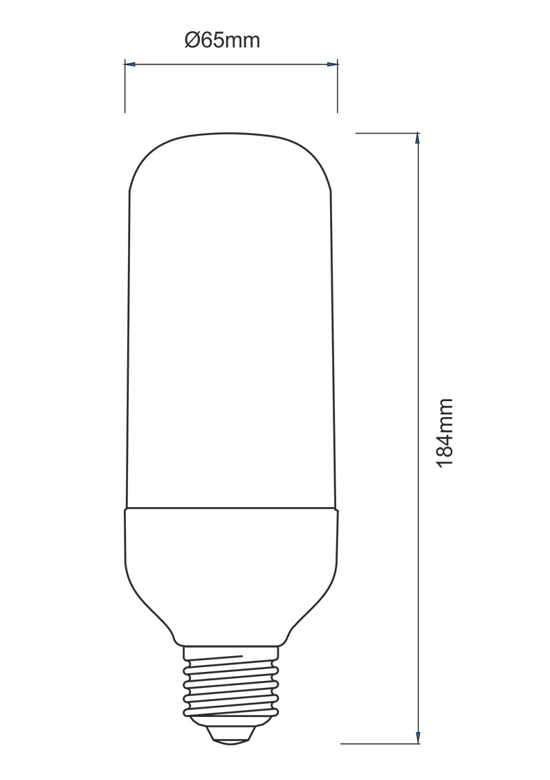 Bombilla LED SIL 20W conexión E27 OPTICA 360º de Beneito Faure