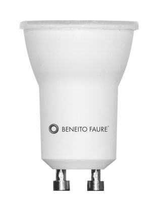 TUTTO GU10/MR16 4W 35mm 220V 60º LED de Beneito Faure