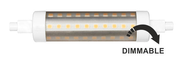 LINEAL TUBULAR 9W R7S 118MM 220V 360º DIMMABLE LED de Beneito Faure