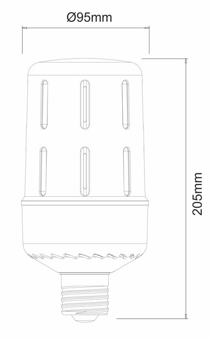 ARIA 30W E27/E40 220V 360º LED de Beneito Faure