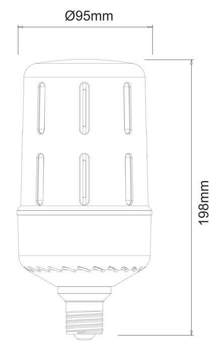 ARIA 30W E27/E40 220V 360º LED de Beneito Faure