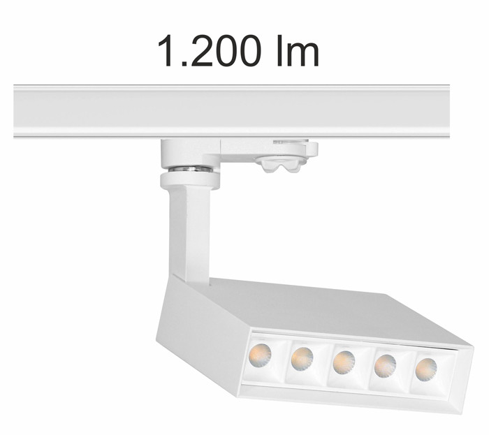 Foco de carril NICE 20W 220-240V 45º LED CREE de Beneito Faure