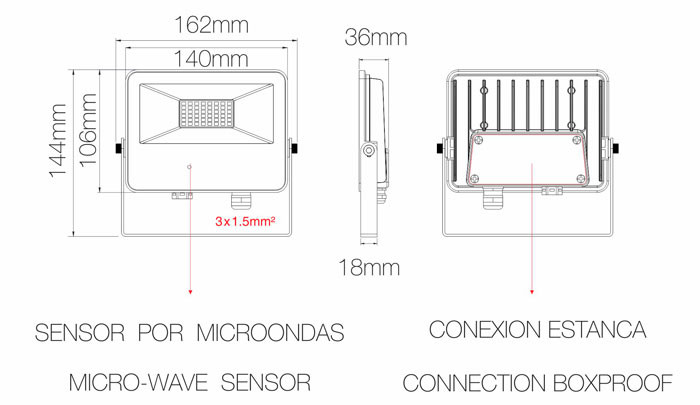 SKY MICROWAVE SENSOR de Beneito Faure