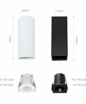 Accesorios de superficie para PULSAR 3.5W de Beneito Faure
