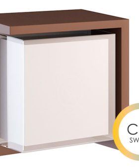 Aplique LED BLIS cuadrado CCT SWITCH 15W de Beneito Faure