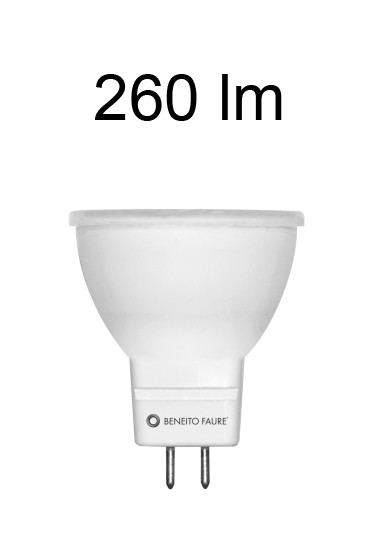 TUTTO GU10/MR16 4W 35mm 220V 60º LED de Beneito Faure