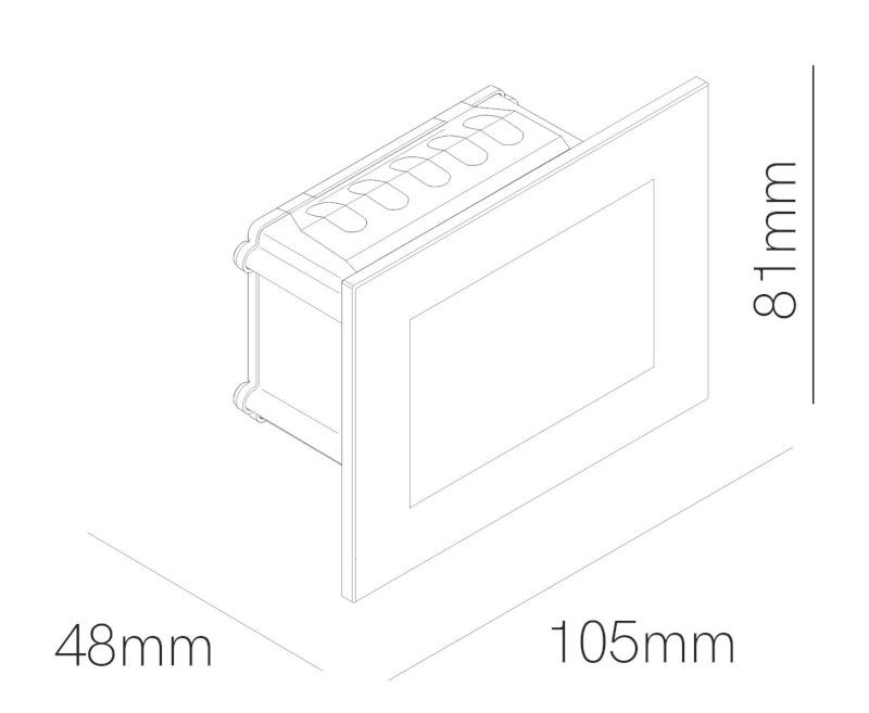 Señalizador de pared ARTIS 4.5W de Beneito Faure