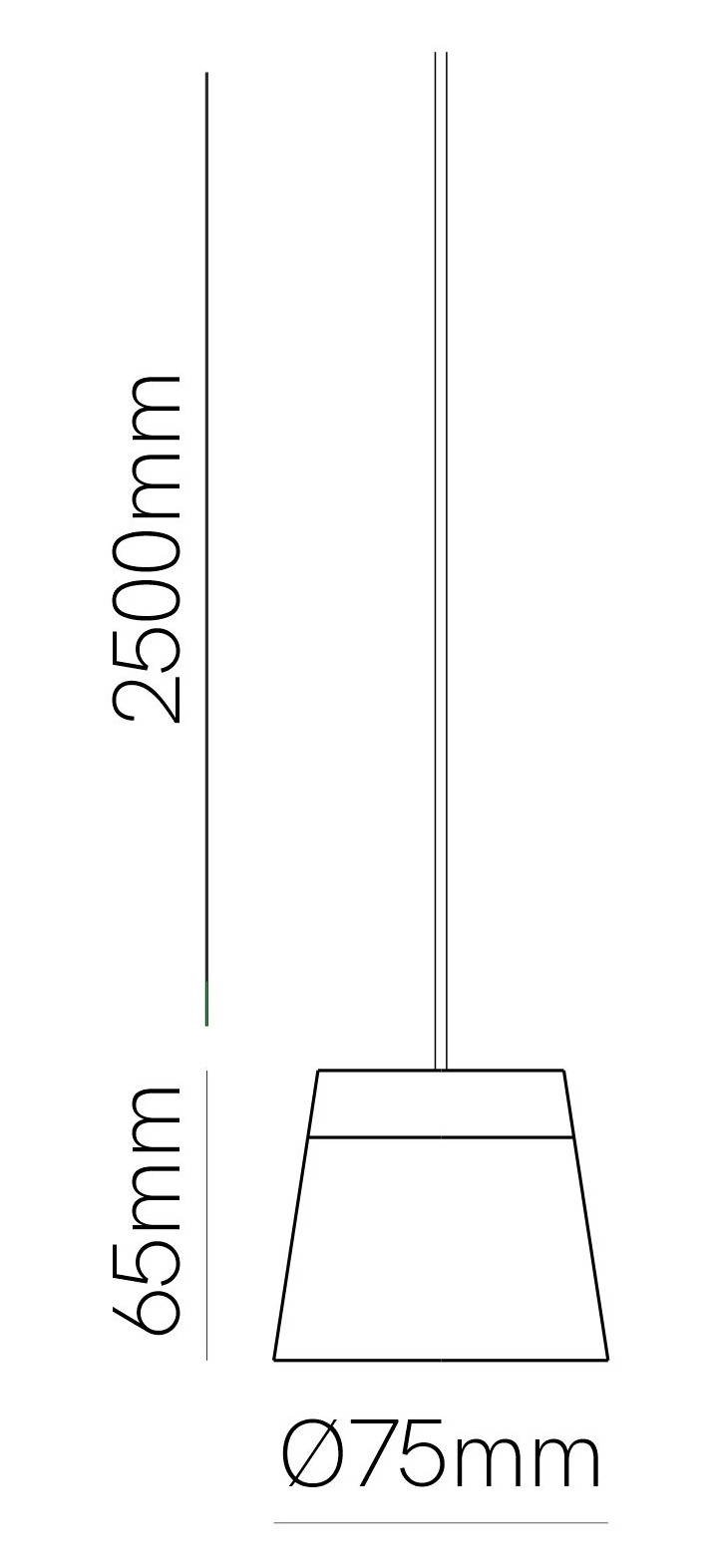 Lámpara colgante LIEVO SUSPENSIÓN 8W CCT switch de Beneito Faure